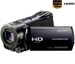 SONY HD videokamera HDR-CX550VE + Prepravné puzdro TBC305K + Pamäťová karta SDHC 8 GB + Kábel HDMi samec/mini samec pozlátený (1,5m)