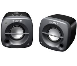 SONY Prenosné reproduktory 2.0 SRS-M50B - čierne  + Audio Switcher 39600-01 + Náplň 100 vlhkých vreckoviek