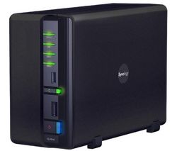 SYNOLOGY Sieťová skrinka NAS Disk Station DS-209+ II + Kábel Ethernet RJ45 (1m) kategória 6 samec-samec CT6B1