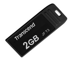 TRANSCEND Kľúč USB JetfFlash T3 2 GB - čierny + Kábel HDMI samec / HMDI samec - 2 m (MC380-2M) + MediaGate HD