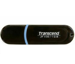 TRANSCEND USB kľúč JetFlash V30 1GB - modrý + Hub USB 4 porty UH-10