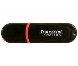 TRANSCEND USB kľúč JetFlash V30 2GB - červený + Multimediálny Mediagate VX