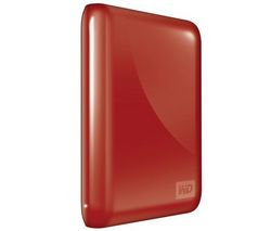 WESTERN DIGITAL Prenosný externý pevný disk My Passport Essential 500 GB - červený - NEW