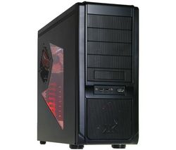 XIGMATEK PC skrinka Midgard-W - čierna (CPC-T55DB-U02) + Ventilátor do PC skrinky Neon LED 120 mm - modrý + PC ventilátor Blade Master 120 mm + Gumené nožicky proti vibráciám pre ventilátor (4 ks)