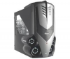 AEROCOOL PC skrinka Syclone - strieborná + Ventilátor do PC skrinky Neon LED 120 mm - červený + PC ventilátor Blade Master 120 mm + Gumené nožicky proti vibráciám pre ventilátor (4 ks)