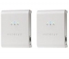 NETGEAR Sada 2 adptérov CPL Ethernet PowerLine 85 Mbit/s XETB1001-ISS + Sada 2 adaptérov PLC 200 Mbps XAVB2501-100PES